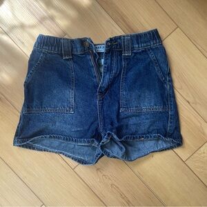wax jean denim shorts